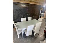 Extendable Dining Table with Chairs For Sale COD