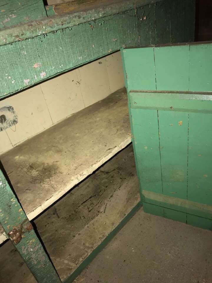 Original, Antiques, Large Primitive Kitchen Cupboard, Good Condition