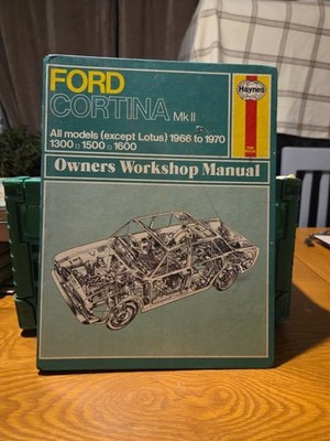 Haynes Owners Manual - Ford Cortina Mk II - 1966 to 1970 (1300; 1500; 1600)
