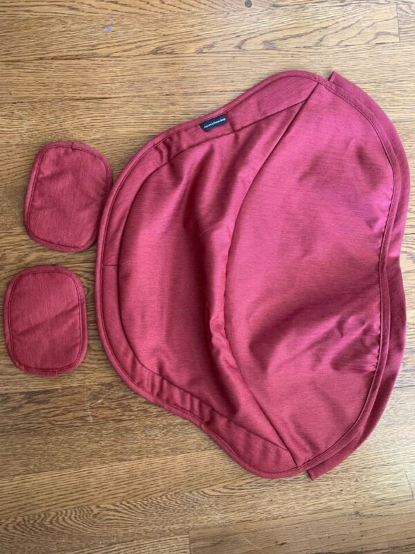 New Canopy and shoulder pads for Doona (Stroller not included) ENGLISH RED