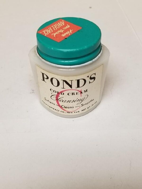 Vintage Trial Size Ponds Cold Cream Jar