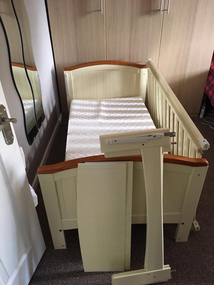 Mothercare Cream cot cot bed in Birtley, County Durham Gumtree
