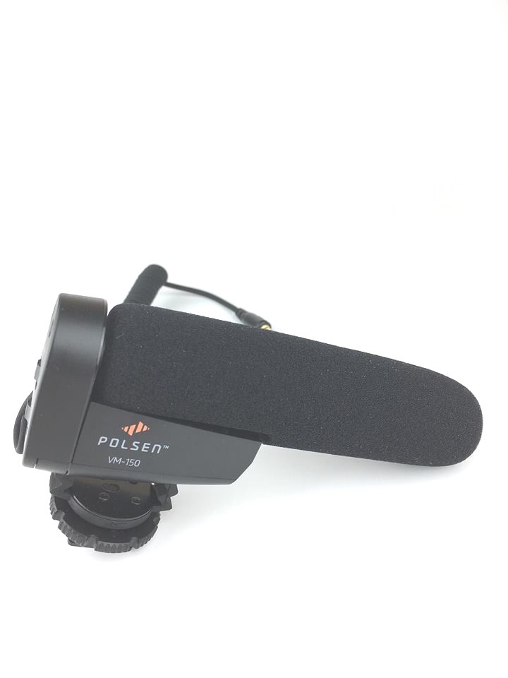 Polsen VM-150 DSLR/Video Microphone mounted