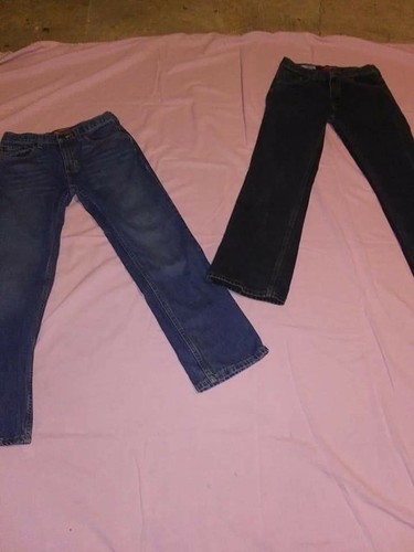 LOT of 2 ARIZONA Boys  Jeans. 14 reg boot and straight