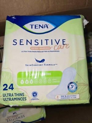 Tena Sensitive Ultra Thin Pads #3 - 24 Count
