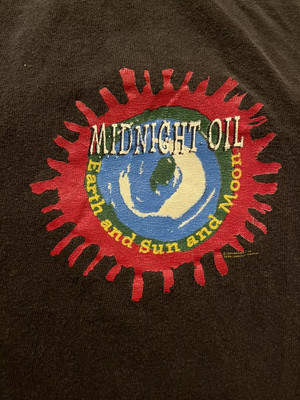 Midnight Oil Earth And Sun And Moon Short Sleeve T Shirt Full Size S-5XL BE2368