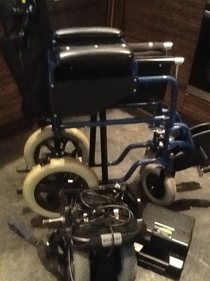 Power stroll Drive Westcare attendant controlled electric wheelchair