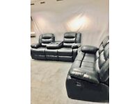 ‼️ Branded Roma Leather Recliner Sofa‼️ 🌟3+2📲 Whatsapp*(07526)-(131322) Call Us*(03301)-(137499)
