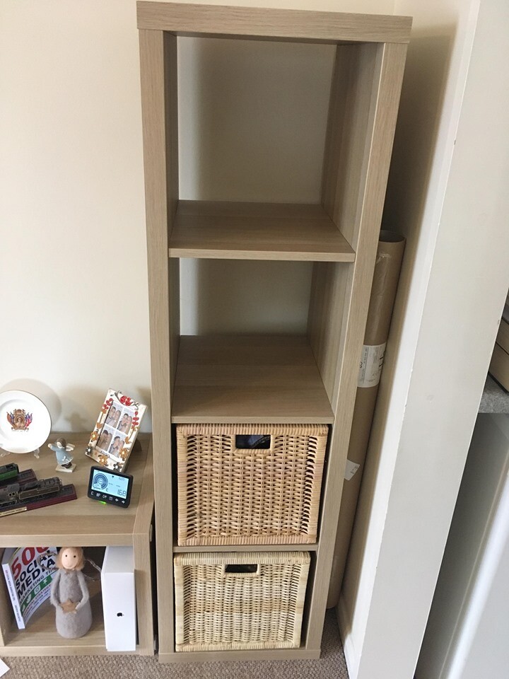 IKEA Kallax Shelves 1X4. 2 Units in Letchworth Garden City