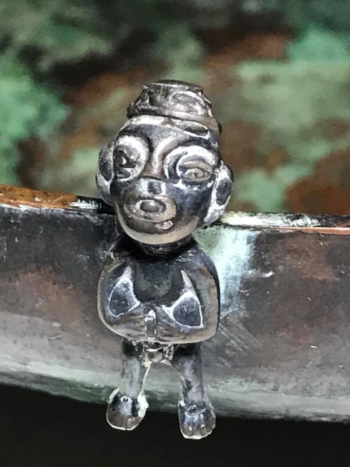 Hand Hammered African Benin Bronze Bowl