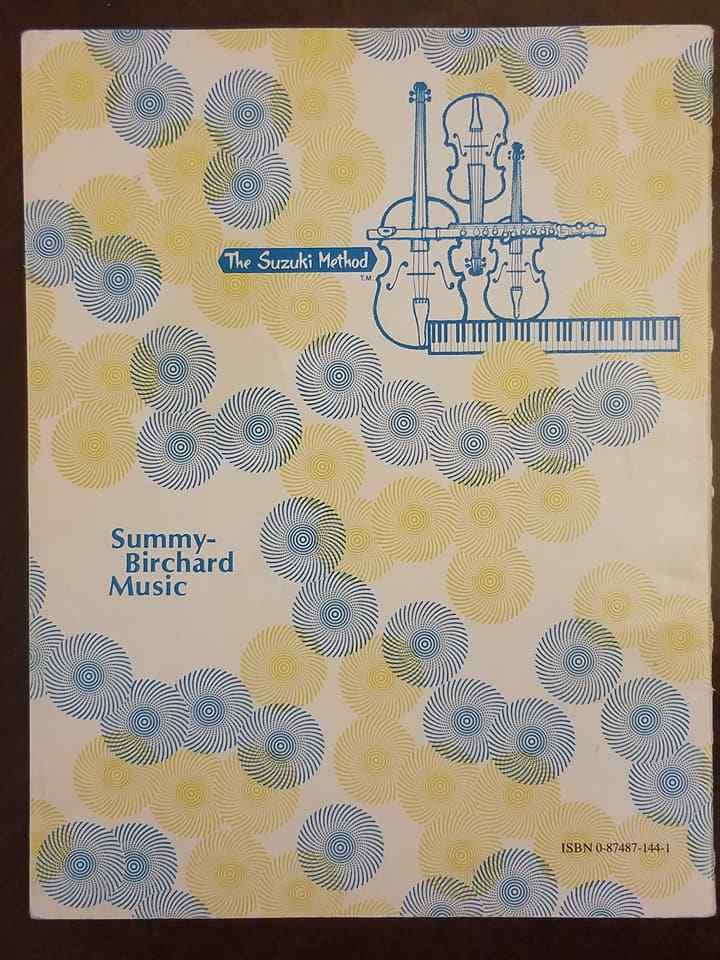 Suzuki Method International Edition Violin Part Volume 1 1978 with 4 languages