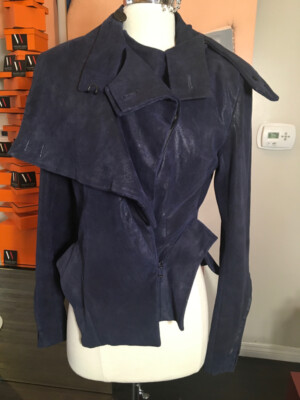 ann demeulemeester ストライプブルゾン アン・ドゥムルメステール Ann Demeulemeester ANNO Blouson