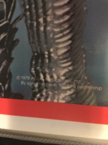 Kiss 1976 US Tour Poster Mint Condition