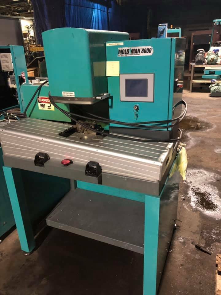 2 Mold Man 8000 Injection Mold Machines