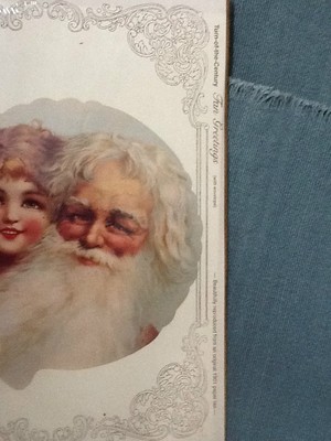 New! Turn-of-the-Century Fan Greetings THE OLD PRINT FACTORY 1901 Reproduction