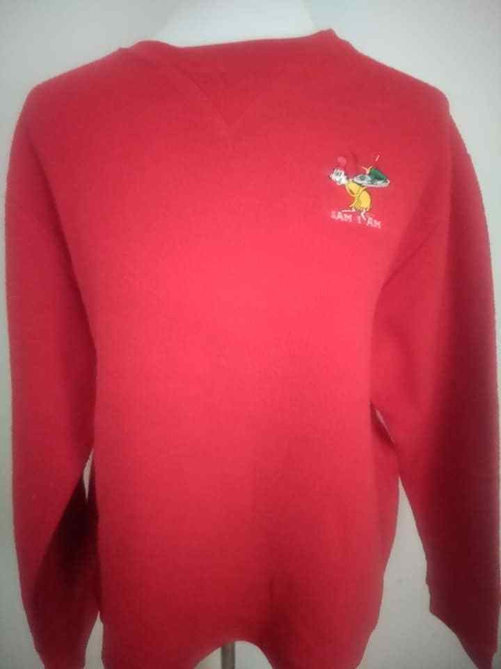 Vintage 1994 Dr Seuss Sweater Sam I Am Ugly Christmas Sweater Pullover