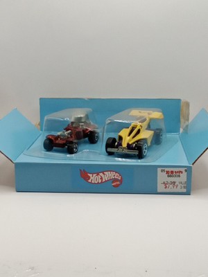 1:64 Hot Wheels Red Baron Redline & Shock Factor KB Toys Exclusive Set 