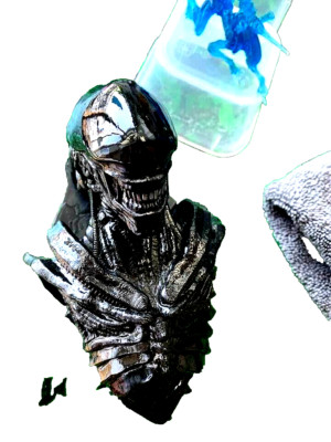 Alien Xenomorph Bust (Alien Movie, Aliens) 3d Wall Art