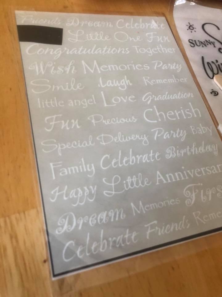 Making Memories Simply Stated Alphabet Rub Ons Winter Expressions Xmas Scrapbook