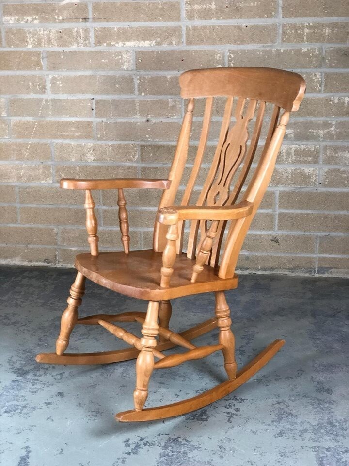 Solid Pine Rocking Chair In Tavistock Devon Gumtree