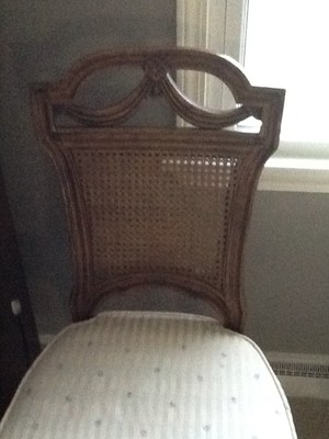 Dining table with 8 chairs and side piece