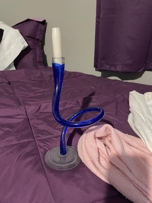 Spun Glass Candle Holder - # 63