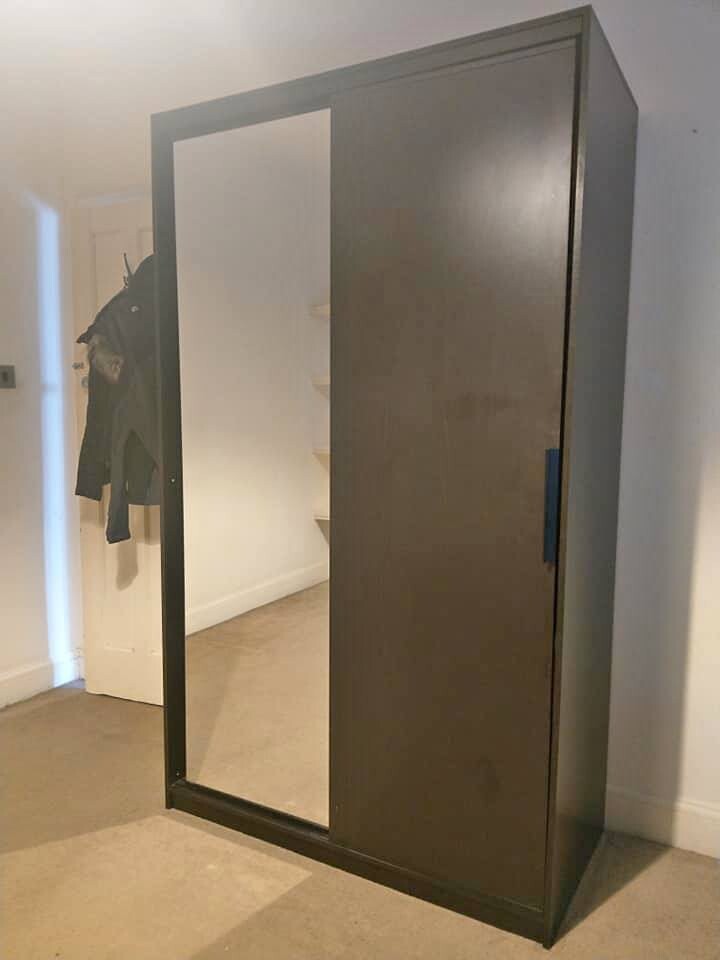 Ikea Wardrobe Sliding Doors With Mirror Delivery Available