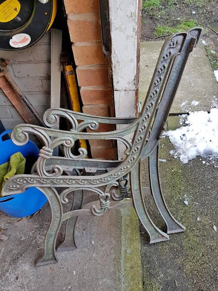 Vintage chair and bench iron frames in Old Trafford, Manchester Gumtree