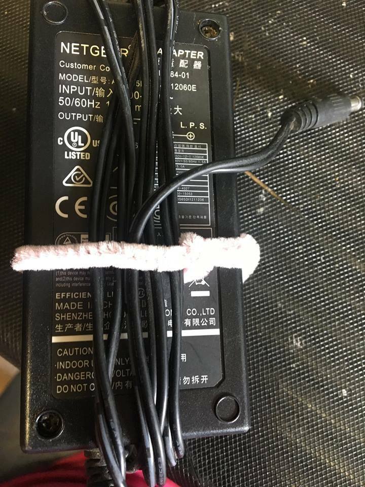Genuine Netgear Power Supply AC Adapter ADS-65DI-12-1 12v  LOOK