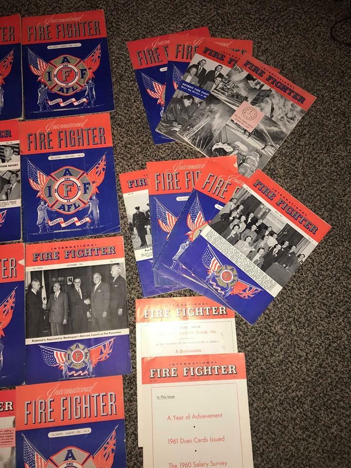 28 INTERNATIONAL FIRE FIGHTER VINTAGE MAGAZINE COLLECTION!! Rare