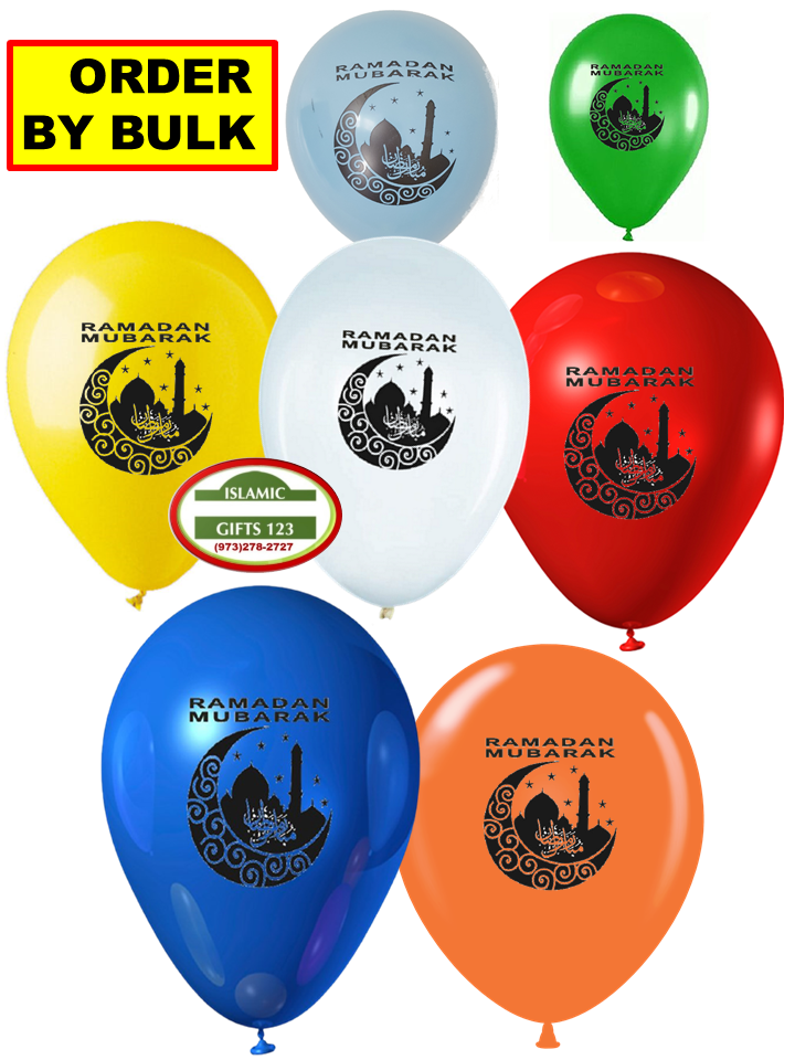 RAMADAN  balloons Ramadan Decoration  Islamic Gift Muslim Gifts Eid party supply