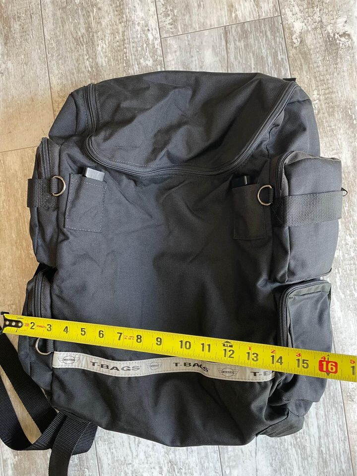 T-Bags Cordura Expandable Motorcycle Backpack Luggage