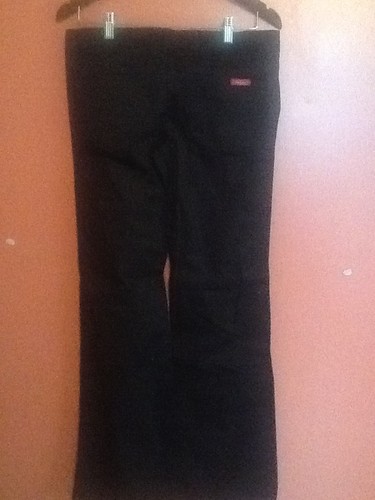 Girls Dickie Cotton/spandex Black Pants Size 11. 30 Inch Waist. Inseam 31
