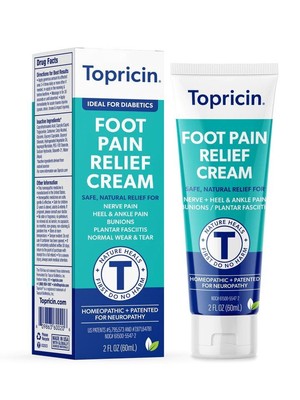 Крем для облегчения боли в ногах Topricin 2 унции крема