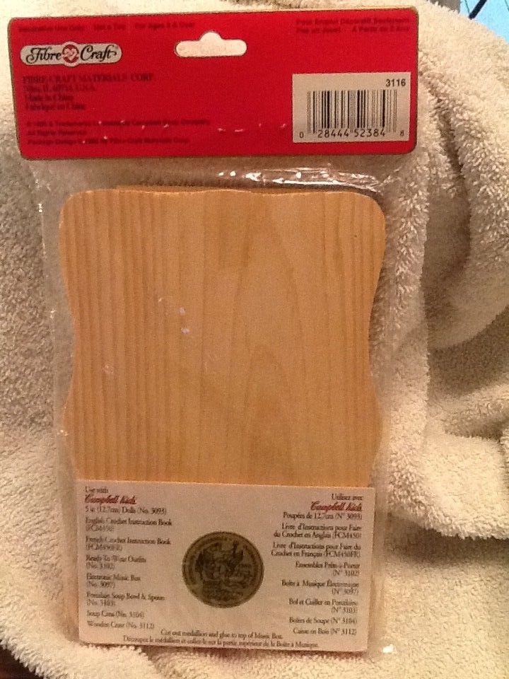 Campbells Soup Kids Music Box Wooden Display Stand #3116