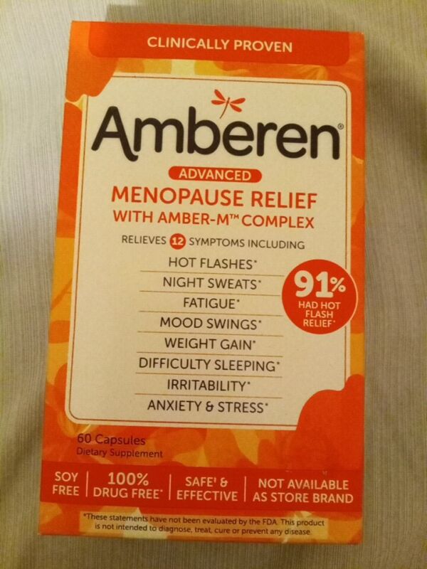 Amberen Advanced Menopause Relief With Amber M Complex 60 Capsules Exp. 2026