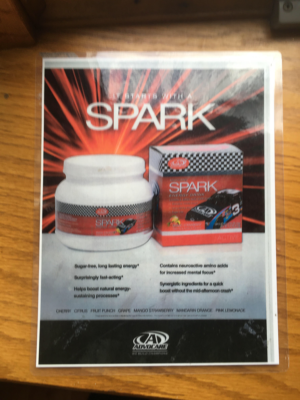 Advocare Spark Promotional Material Laminated It Starts With A Spark  Supplement | eBay