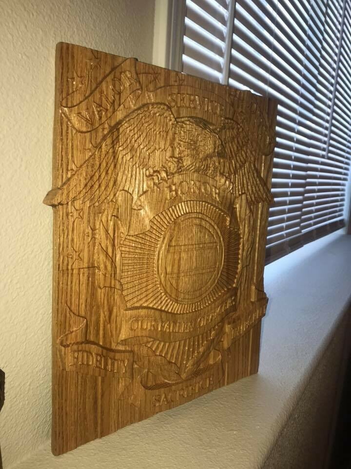 Honor Fallen Officer- Red Oak Police Officer Plaque