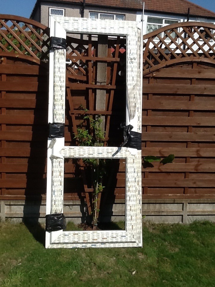 External upvc double glazed back door with cat flap in Enfield