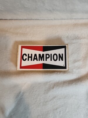CHAMPION - Original Vintage 1970 s 80 s Racing Decal/Sticker - 5.75 inch size