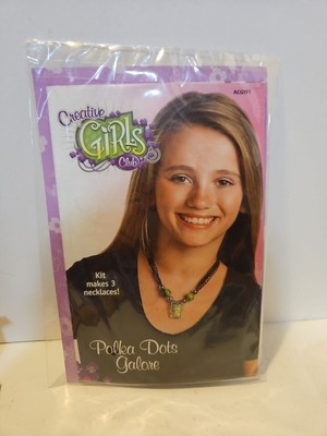 Creative Girls Club Polka Dots Galore 3 Necklaces Crafts  ACG191 kit