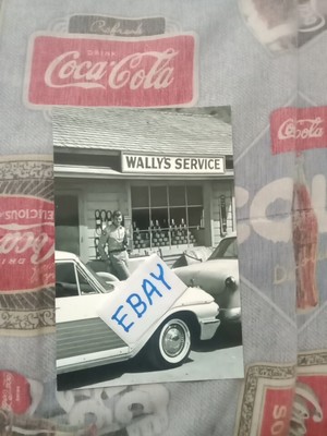 The Andy Griffith TV Show, Wally's Service Station, B&W, Glossy 4x6 Photo 