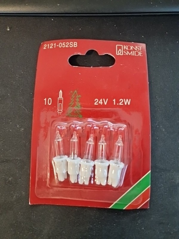 Konstsmide Ersatz GlÃ¼Hbirne 2121-052 Sb  LÃ¤Mpchen   Lichterketten 24 V 1.2 W Neu