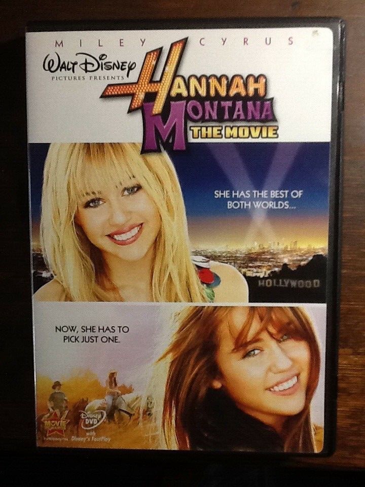 Hannah Montana The Movie Miley Cyrus DVD Walt Disney Kids
