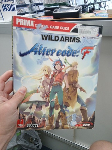 非売品　WILD ARMS Alter code: F ポスター wild-arms-alter-code-f-