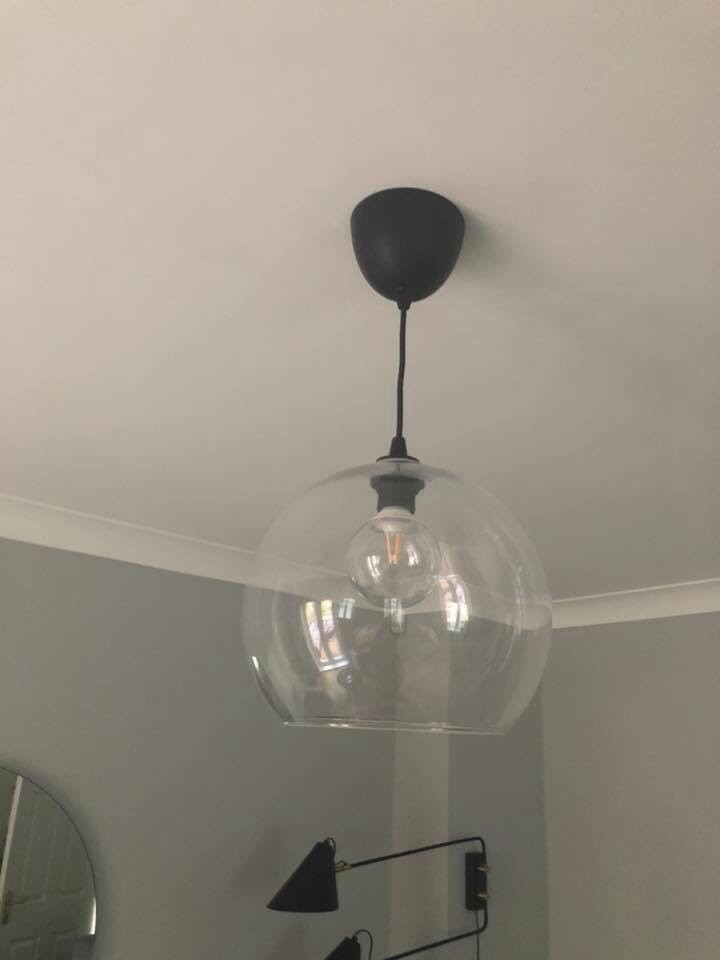 Ikea Glass Ceiling Pendant Light In Portishead Bristol Gumtree
