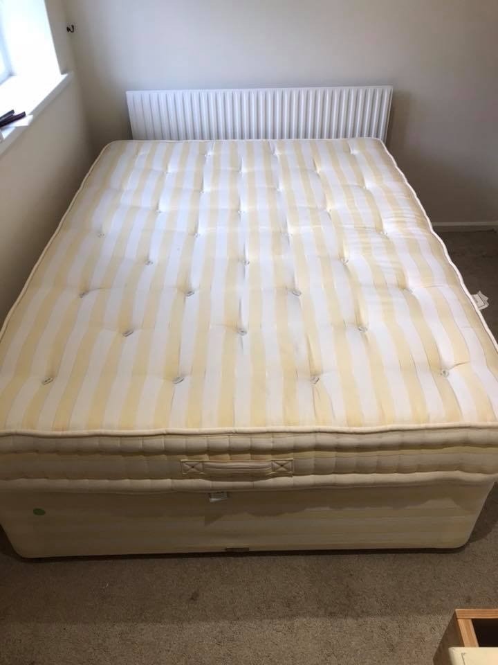 Relyon Double Divan Bed Base and Montrose Supreme Mattress in Alton