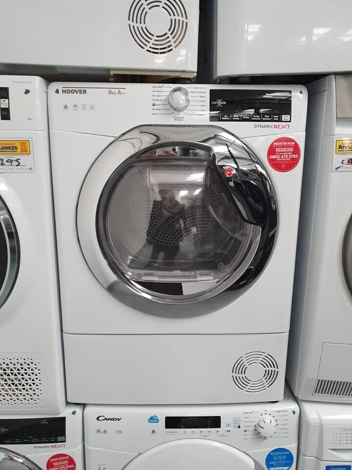 Hoover Dynamic Next 9Kg Heat Pump Tumble Dryer 9 ( 12 Months Warranty) in Everton, Merseyside