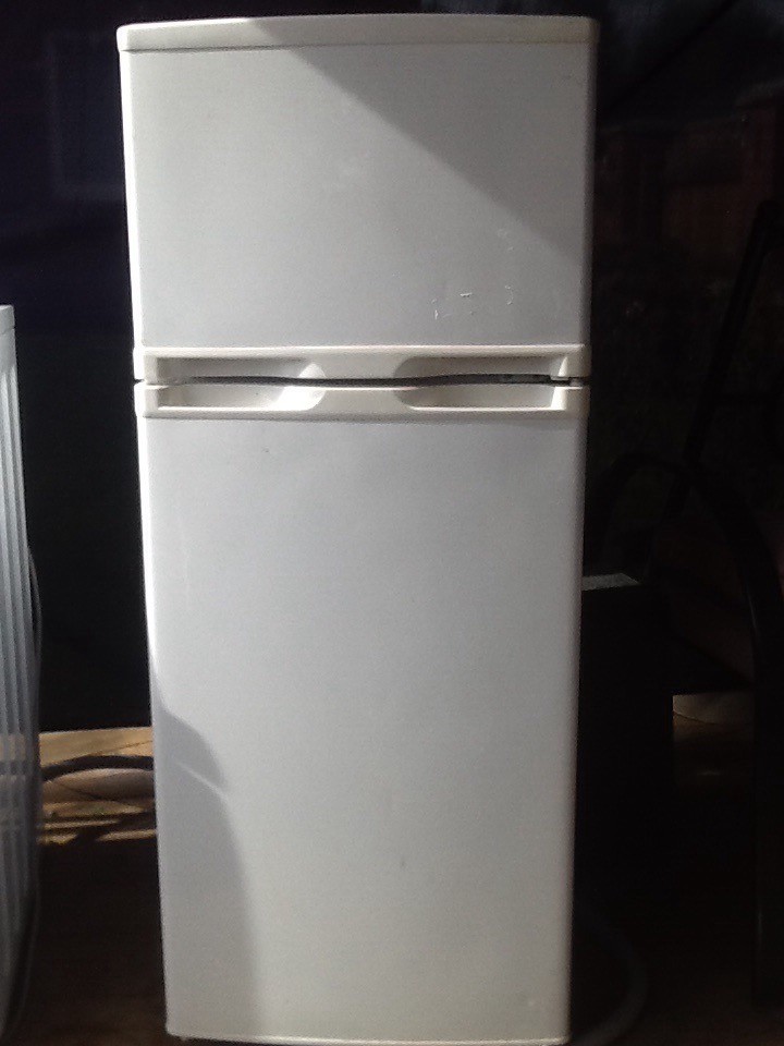 Fridge freezer simple value Argos astff48116w white medium size in