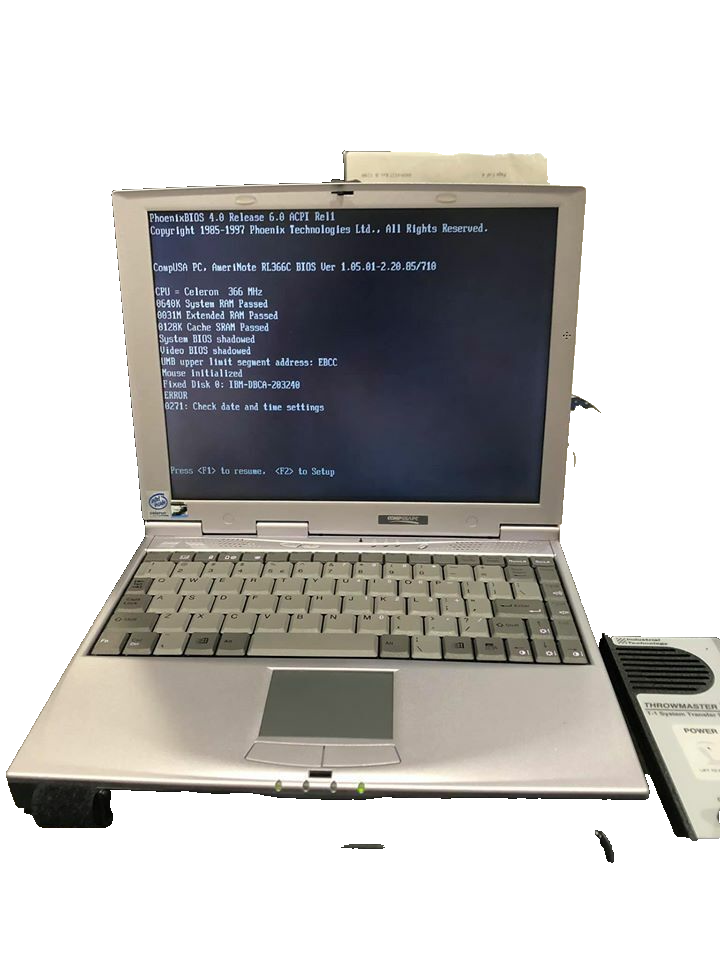 4°Ｃ Throwmaster 409 T-1 System Transfer Set W/ CompUSA PC
